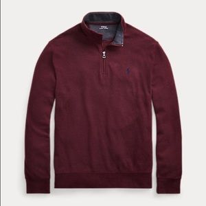 Luxury Jersey Quarter-Zip Pullover